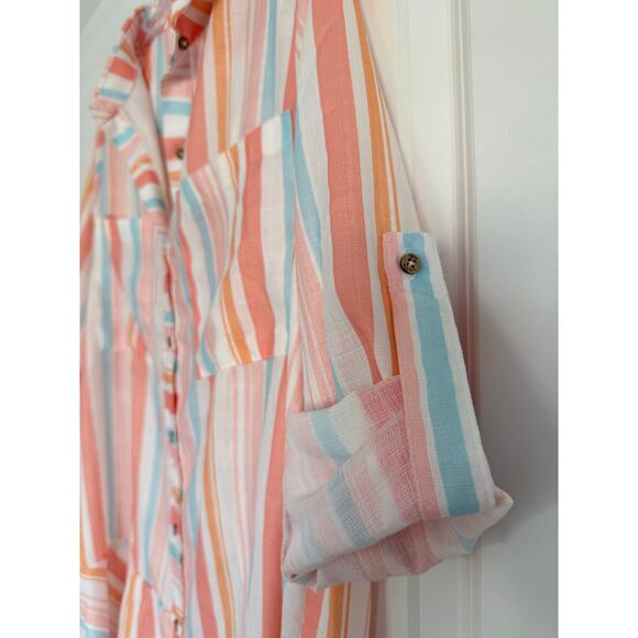 Agua Bendita x Revolve Crystal Button Down Dress Size M NWT - Picture 7 of 8